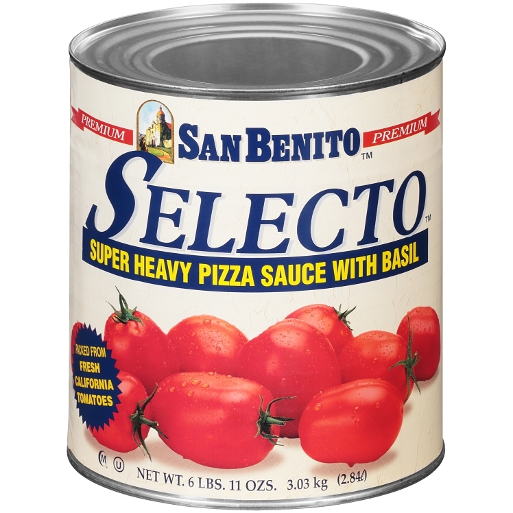 SAN BENITO SUPER HEAVY PIZZA SAUCE WITH BASIL