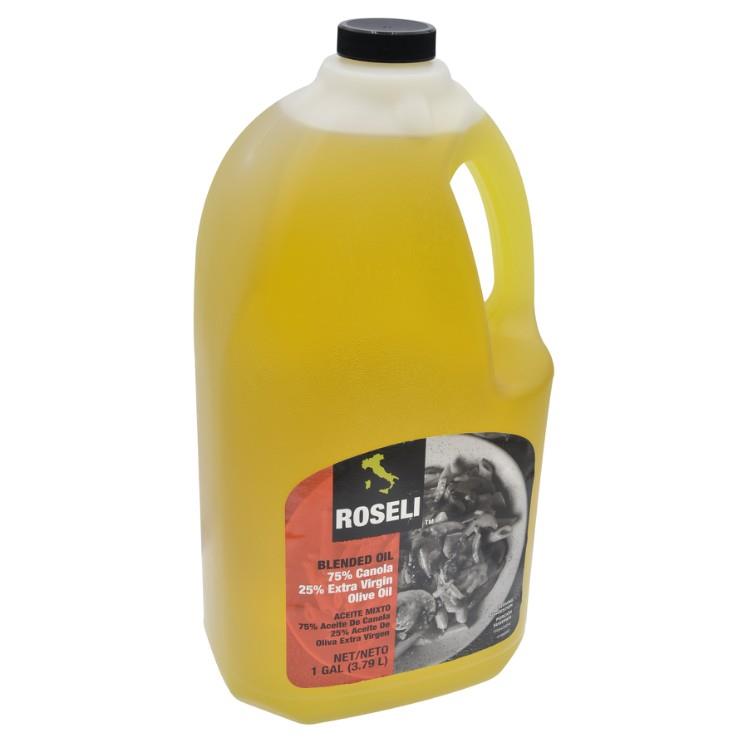 ROSELI OIL CANOLA OLIVE EXTRA VIRGIN 75/25