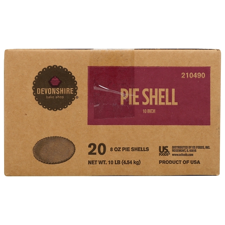 DEVONSHIRE PIE SHELL RAW 10 INCH FROZEN