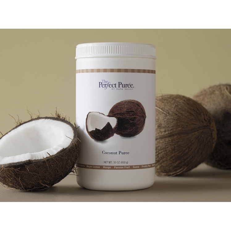 The Perfect Puree of Napa Valley Frozen Coconut Puree in Sugar