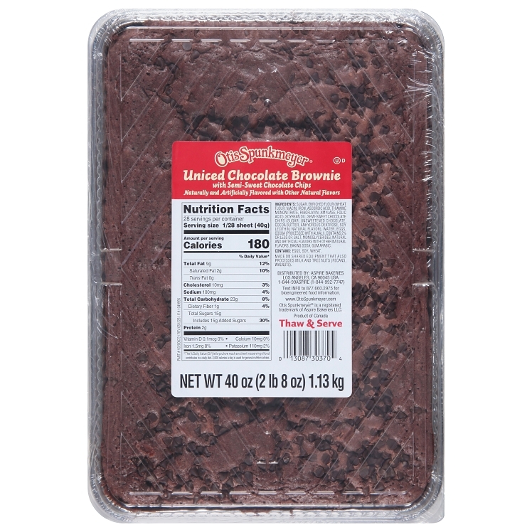 OTIS SPUNKMEYER DOUBLE CHOCOLATE BROWNIE
