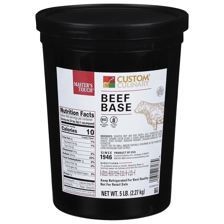 MASTERS TOUCH BASE BEEF PASTE NO MSG SHELF