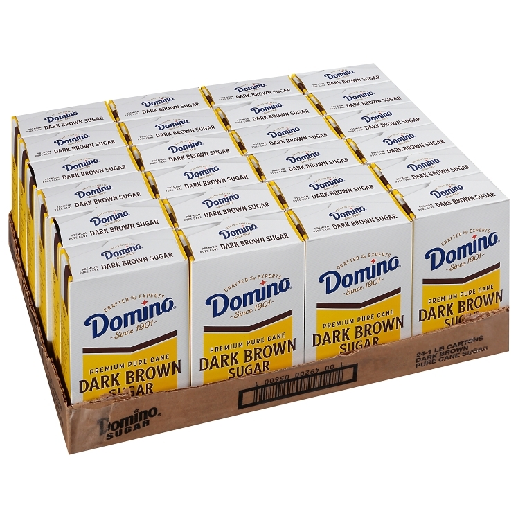 DOMINO DARK BROWN GRANULATED CANE SUGAR