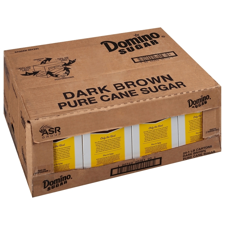 DOMINO DARK BROWN GRANULATED CANE SUGAR