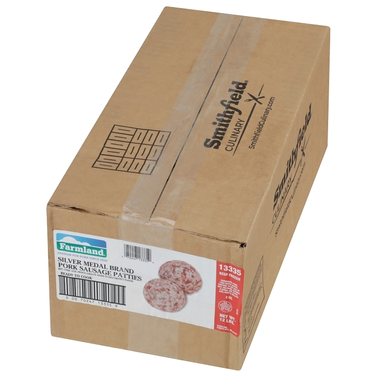 FARMLAND SILVER PORK SAUSAGE PATTIES 2 OZ 13335