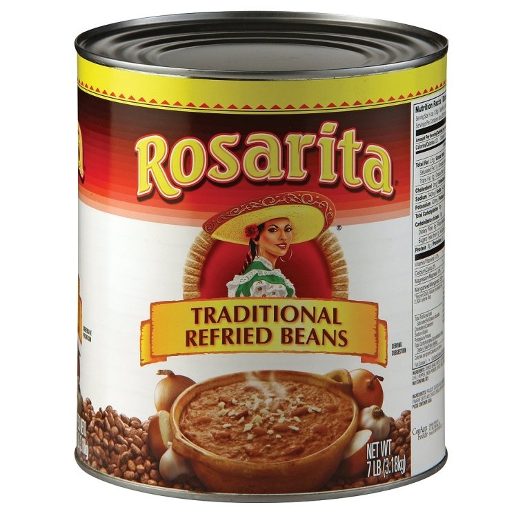 ROSARITA CULINARY BEAN REFRIED SHELF STABLE CANNED