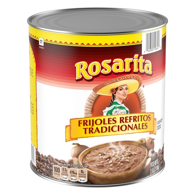 ROSARITA CULINARY BEAN REFRIED SHELF STABLE CANNED