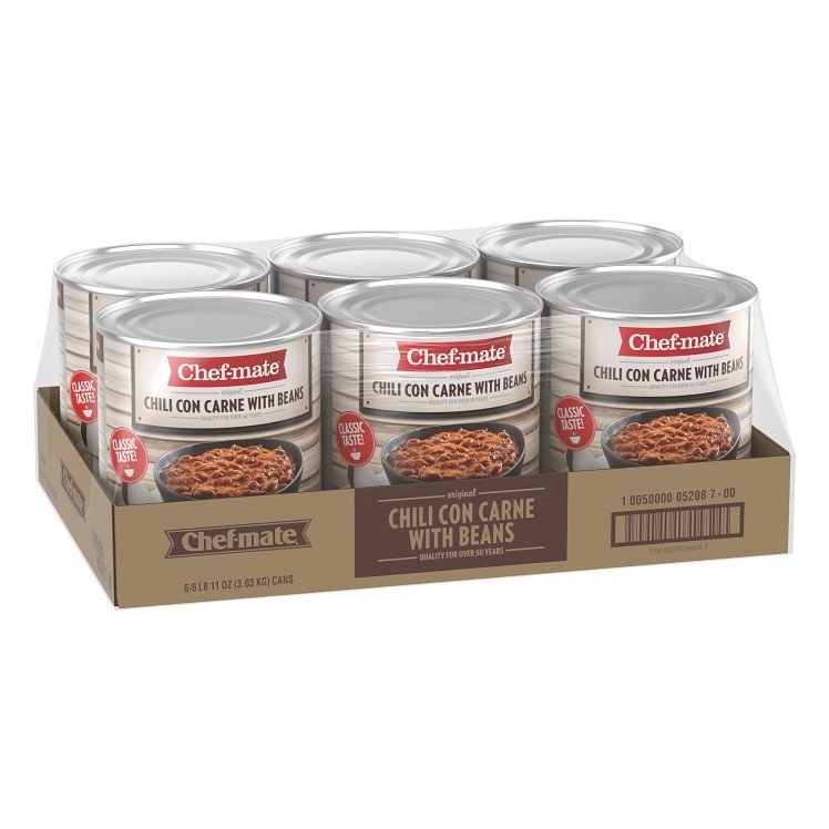 CHEF-MATE CHILI CON CARNE WITH BEANS