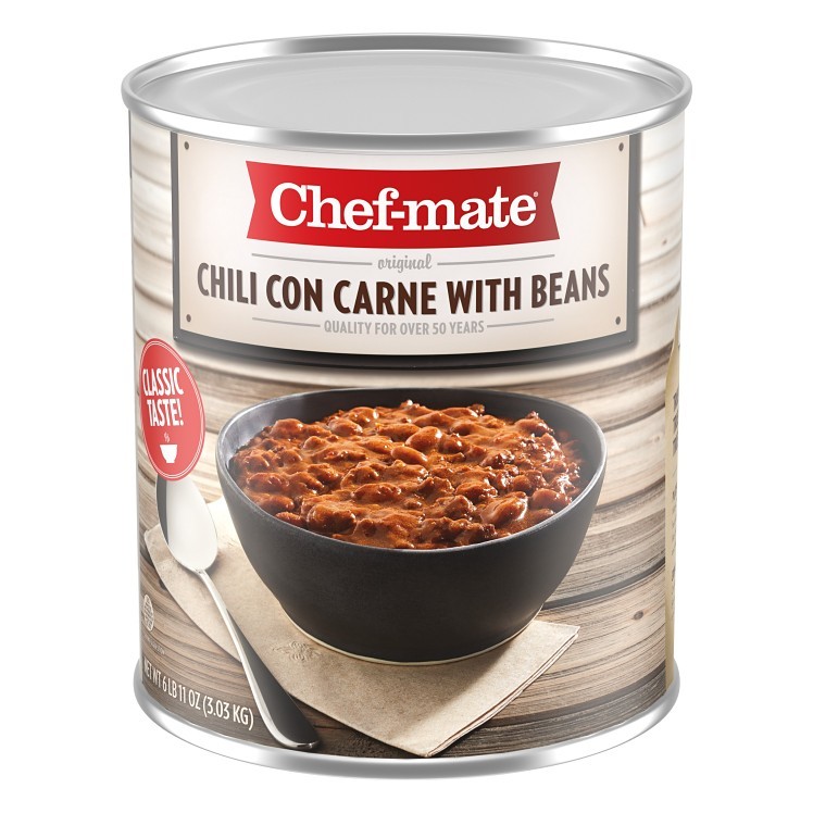 CHEF-MATE CHILI CON CARNE WITH BEANS