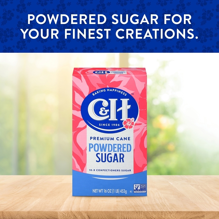 C&H POWDERED CONFECTIONER'S PURE CANE SUGAR