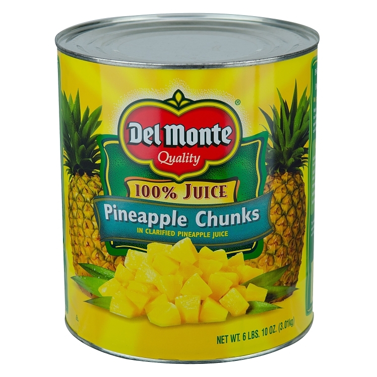 DEL MONTE PINEAPPLE CHUNKS IN JUICE
