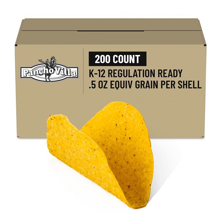 PANCHO VILLA SHELL TACO YELLOW CORN HARD SHELF