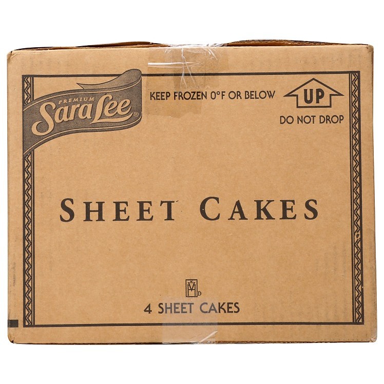 SARA LEE ICED GERMAN CHOCOLATE SHEET CAKE 1/2 SHEET