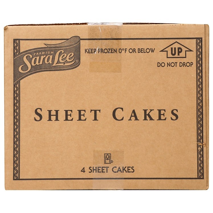 SARA LEE ICED GERMAN CHOCOLATE SHEET CAKE 1/2 SHEET