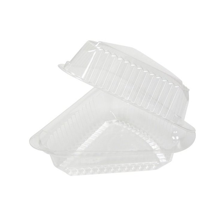 PACTIV BLACK 9 INCH 1 COMPARTMENT PIE WEDGE CONTAINER
