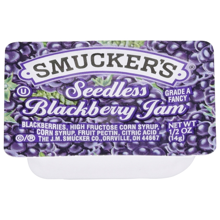 SMUCKER'S SEEDLESS BLACKBERRY JAM CUPS