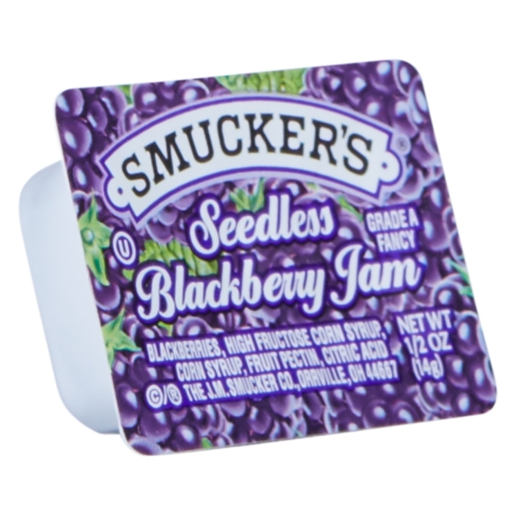 SMUCKER'S SEEDLESS BLACKBERRY JAM CUPS