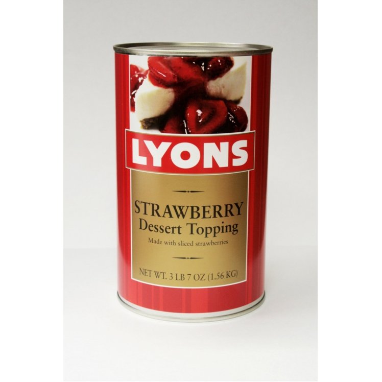 LYONS MAGNUS DESSERT TOPPING STRAWBERRY