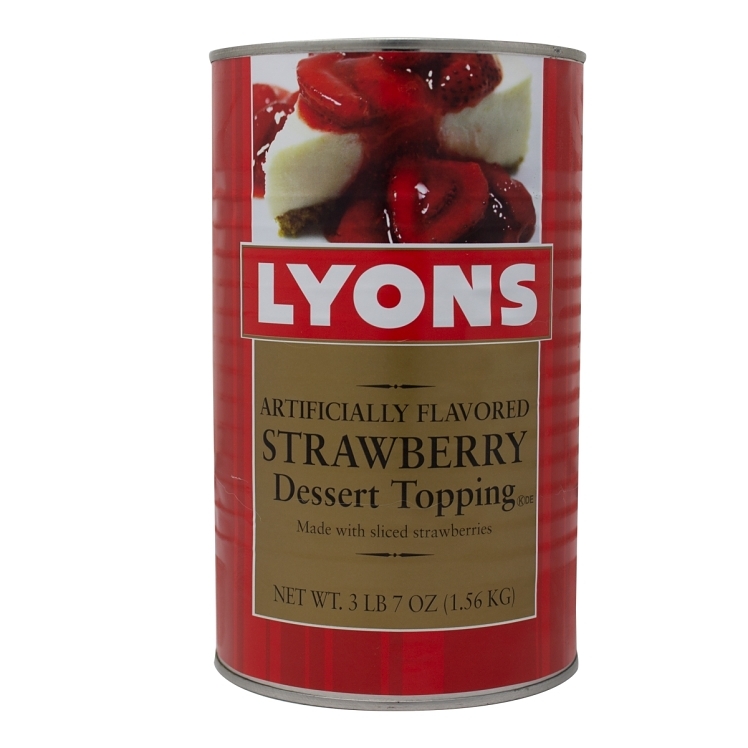 LYONS MAGNUS DESSERT TOPPING STRAWBERRY