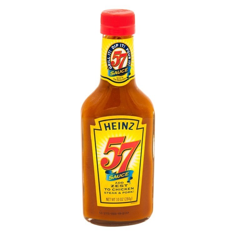HEINZ STEAK SAUCE GLASS BOTTLE