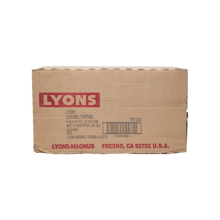 LYONS MAGNUS CARAMEL DESSERT TOPPING