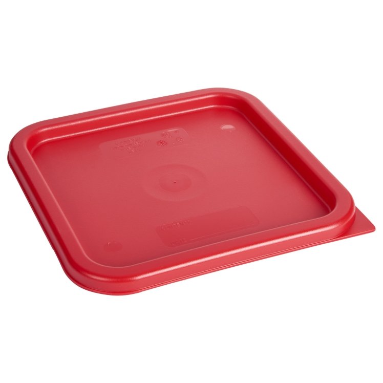 CAMBRO SQUARE COVER RED FITS 6 & 8 QUART