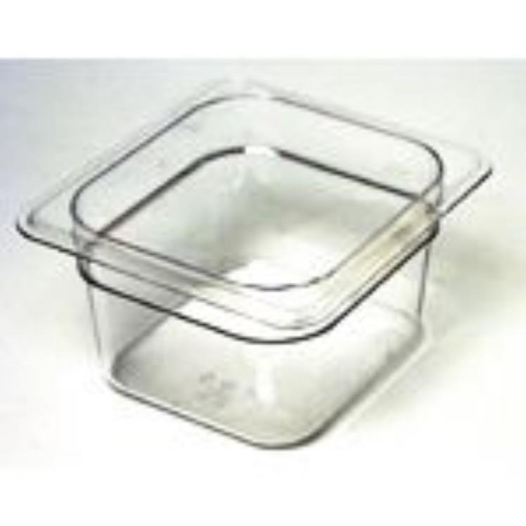 Cambro Food Pan Clear Sixth Size 4 Inch Deep
