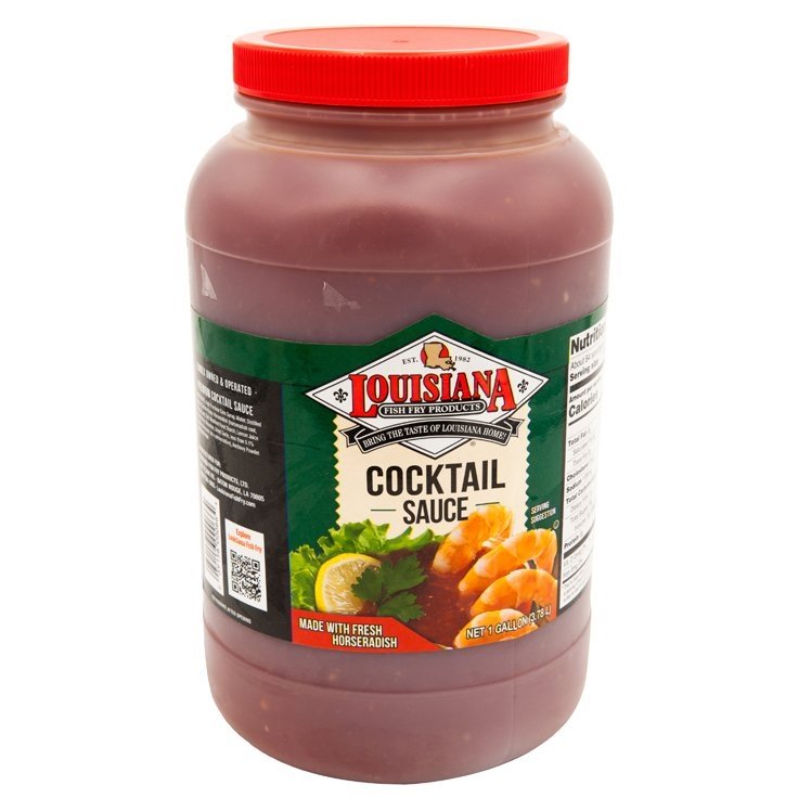 LOUISIANA FISH FRY PRODUCTS COCKTAIL SEAFOOD PLASTIC JAR SAUCE
