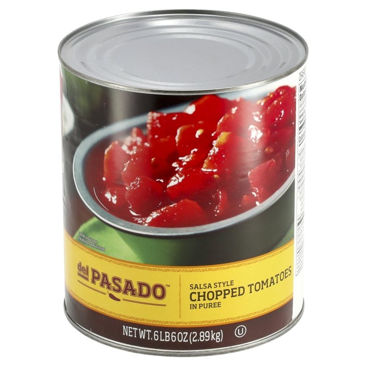 DEL PASADO SALSA STYLE CHOPPED TOMATOES IN PUREE