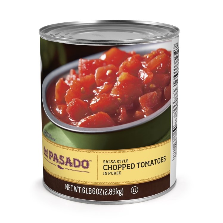 DEL PASADO SALSA STYLE CHOPPED TOMATOES IN PUREE