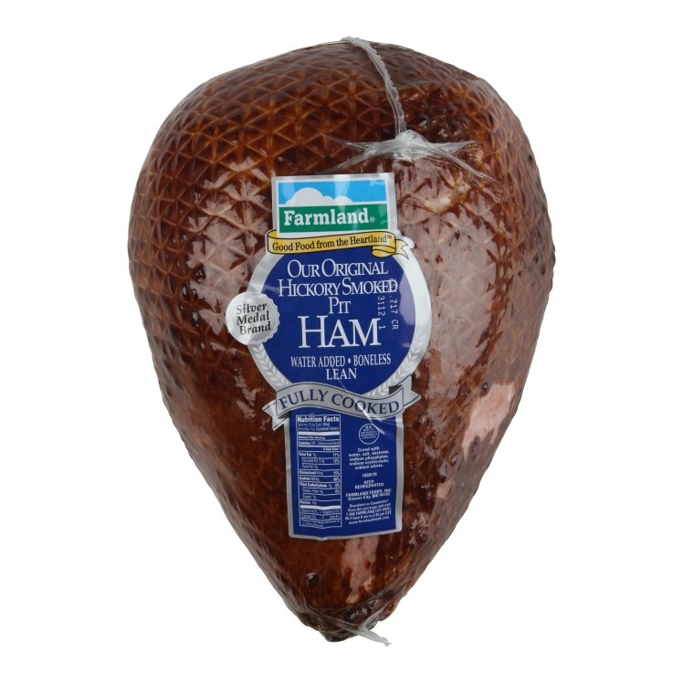 SMITHFIELD BONELESS PIT HAM HICKORY SMOKED REF
