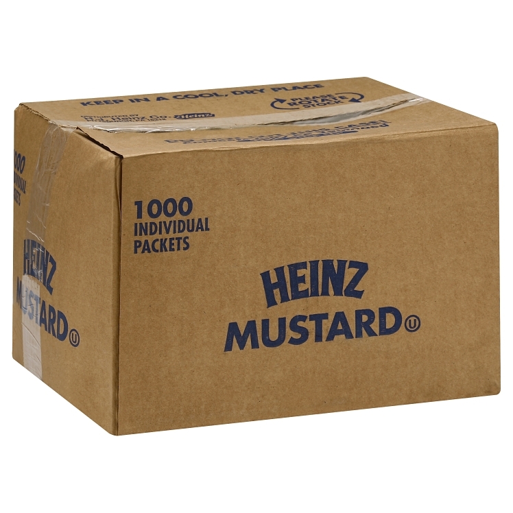 HEINZ YELLOW SQUEEZE POUCH MUSTARD