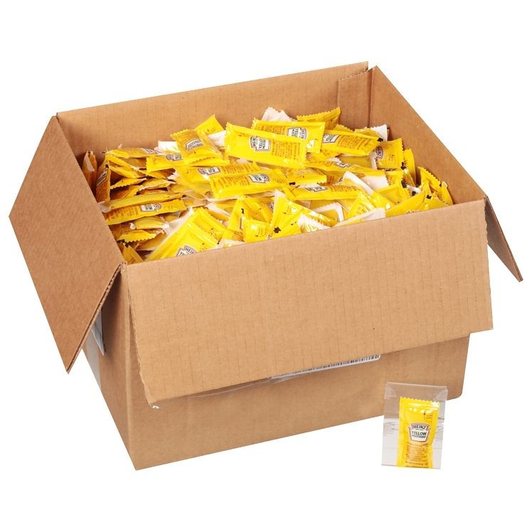 HEINZ YELLOW SQUEEZE POUCH MUSTARD