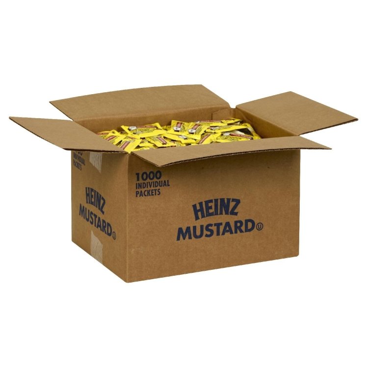 HEINZ YELLOW SQUEEZE POUCH MUSTARD