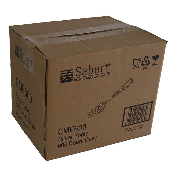 SABERT POLYSTYRENE SILVER LOOK FORK