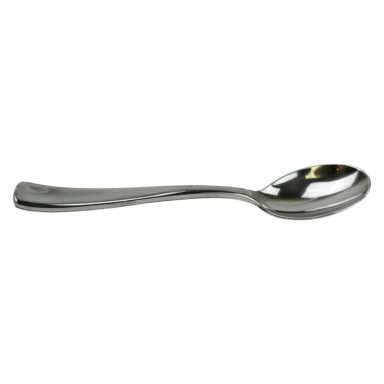 SABERT POLYSTYRENE SILVER LOOK SPOON