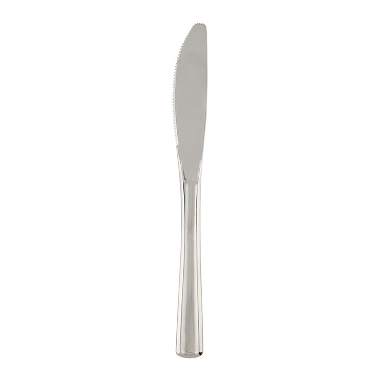 SABERT POLYSTYRENE SILVER LOOK KNIFE