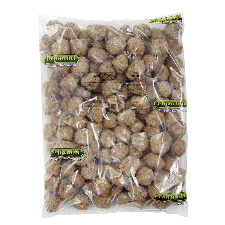 FONTANINI MEATBALLS PORK BEEF ITALIAN 0.5 OZ