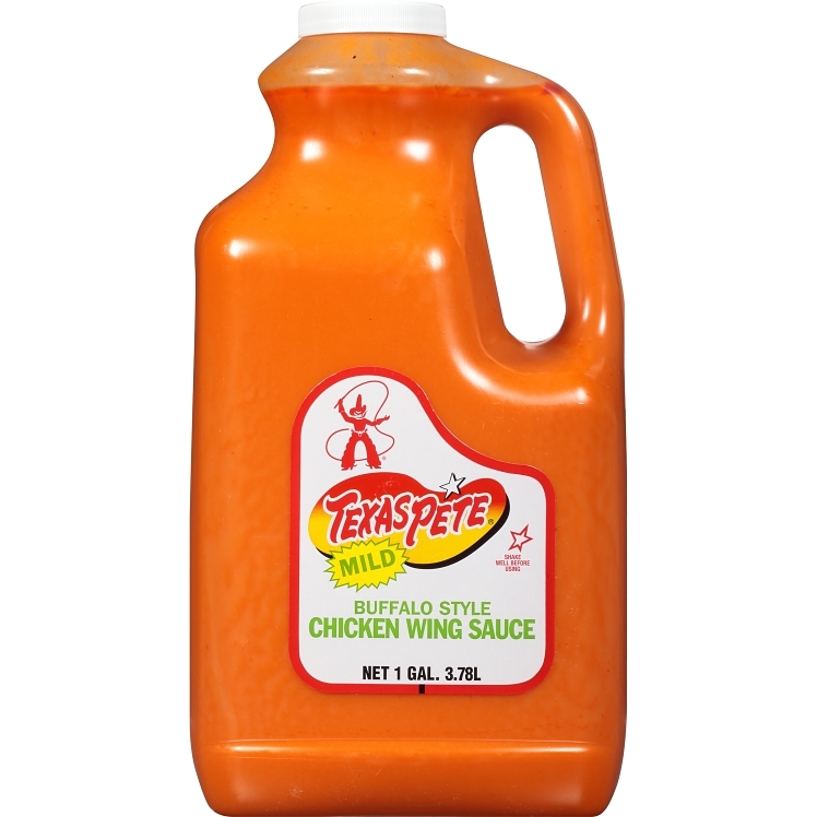 TEXAS PETE BUFFALO MILD PLASTIC JUG
