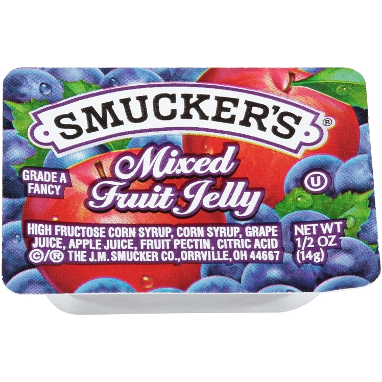 SMUCKER'S MIXED FRUIT JELLY CUPS