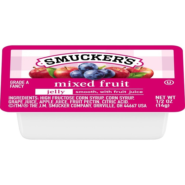 SMUCKER'S MIXED FRUIT JELLY CUPS