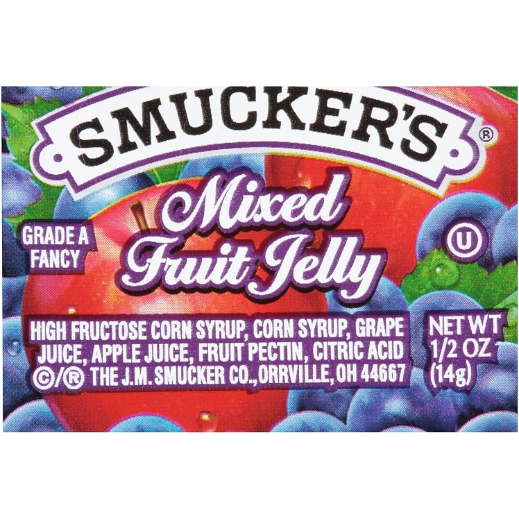 SMUCKER'S MIXED FRUIT JELLY CUPS
