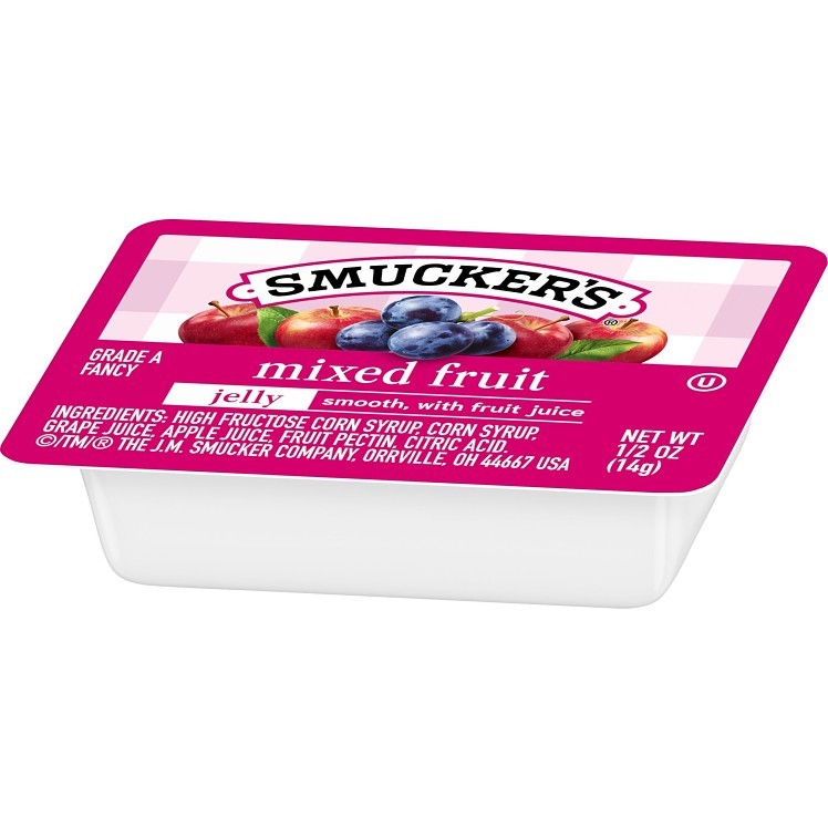 SMUCKER'S MIXED FRUIT JELLY CUPS