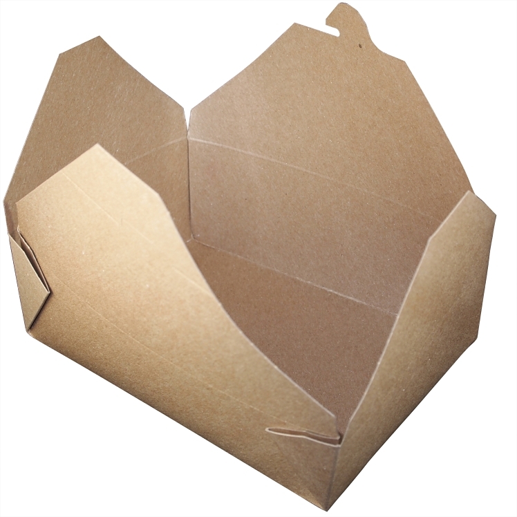 BIO PLUS EARTH CONTAINER, PAPERBOARD #3 KRAFT BROWN