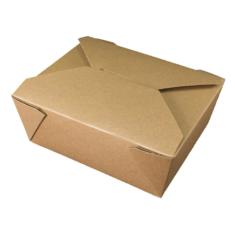 BIO PLUS EARTH CONTAINER, PAPERBOARD #3 KRAFT BROWN