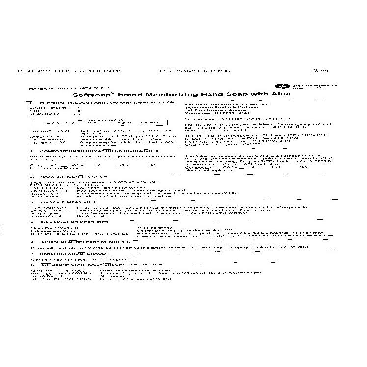 COLGATE PALMOLIVE LIQUID HAND SOAP WITH ALOE VERA 1 GALLON