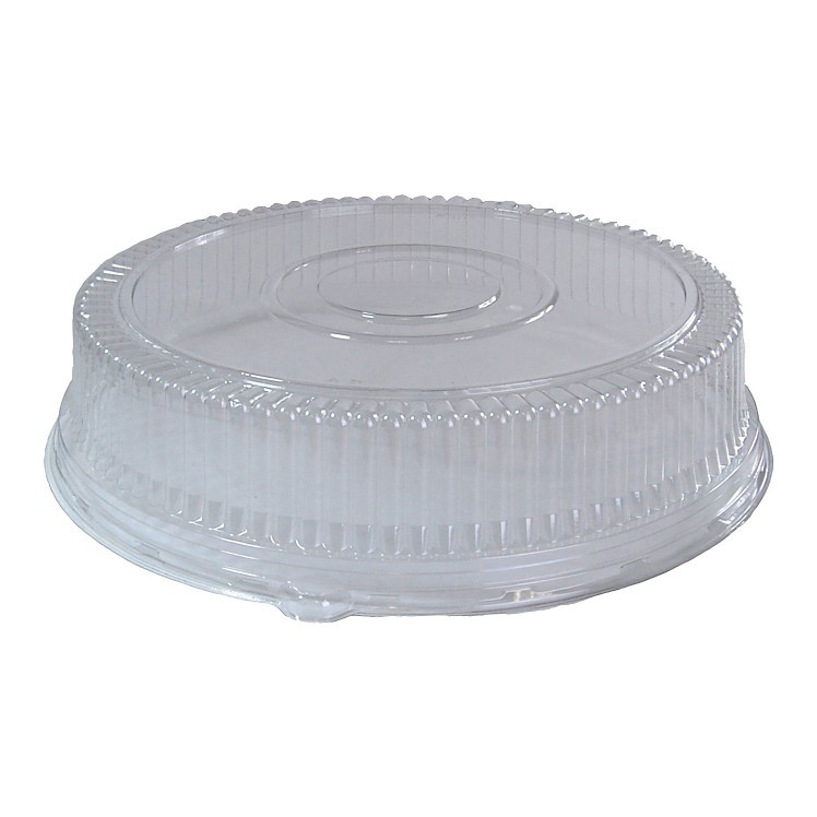 SABERT CLEAR HIGH DOME LID FOR 18 ROUND PLATTER