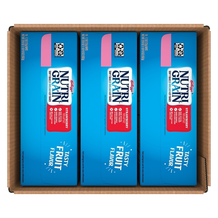 KELLOGG'S NUTRI-GRAIN STRAWBERRY CEREAL