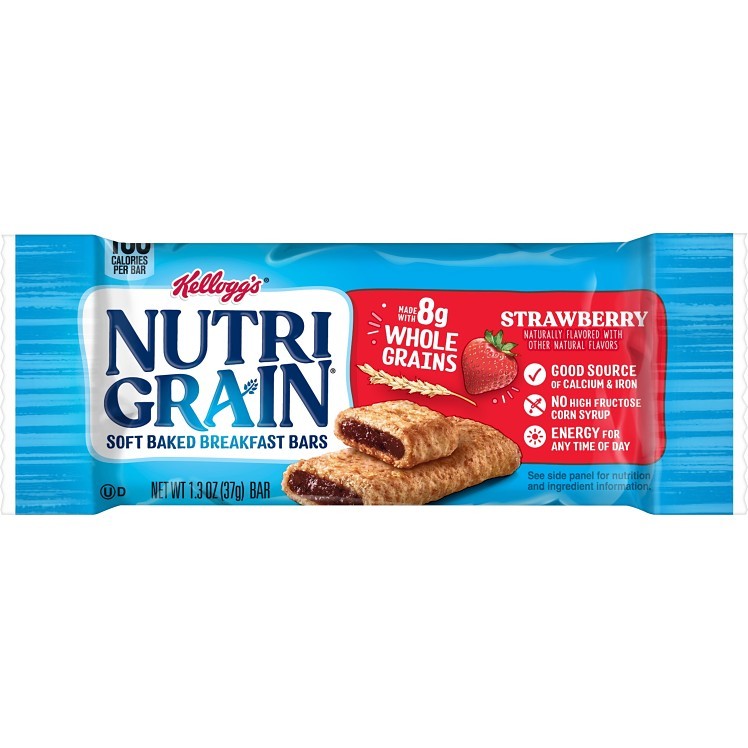 KELLOGG'S NUTRI-GRAIN STRAWBERRY CEREAL
