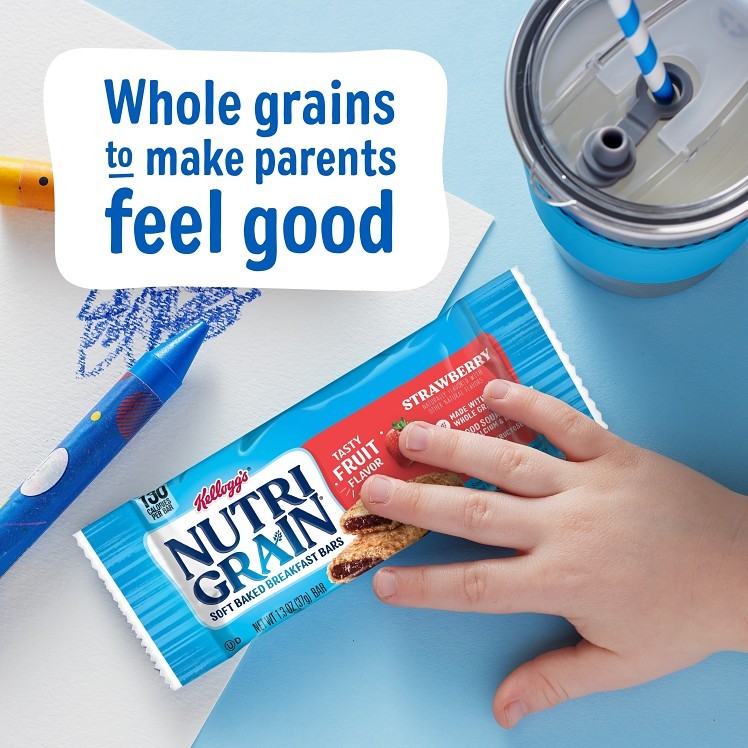 KELLOGG'S NUTRI-GRAIN STRAWBERRY CEREAL